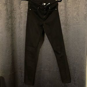 High waisted skinny H&M jeans
